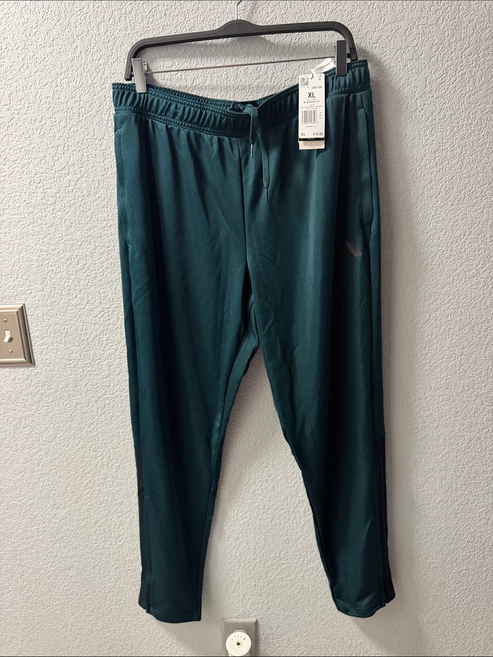 Men's Athletic Track Pants - Dark Teal